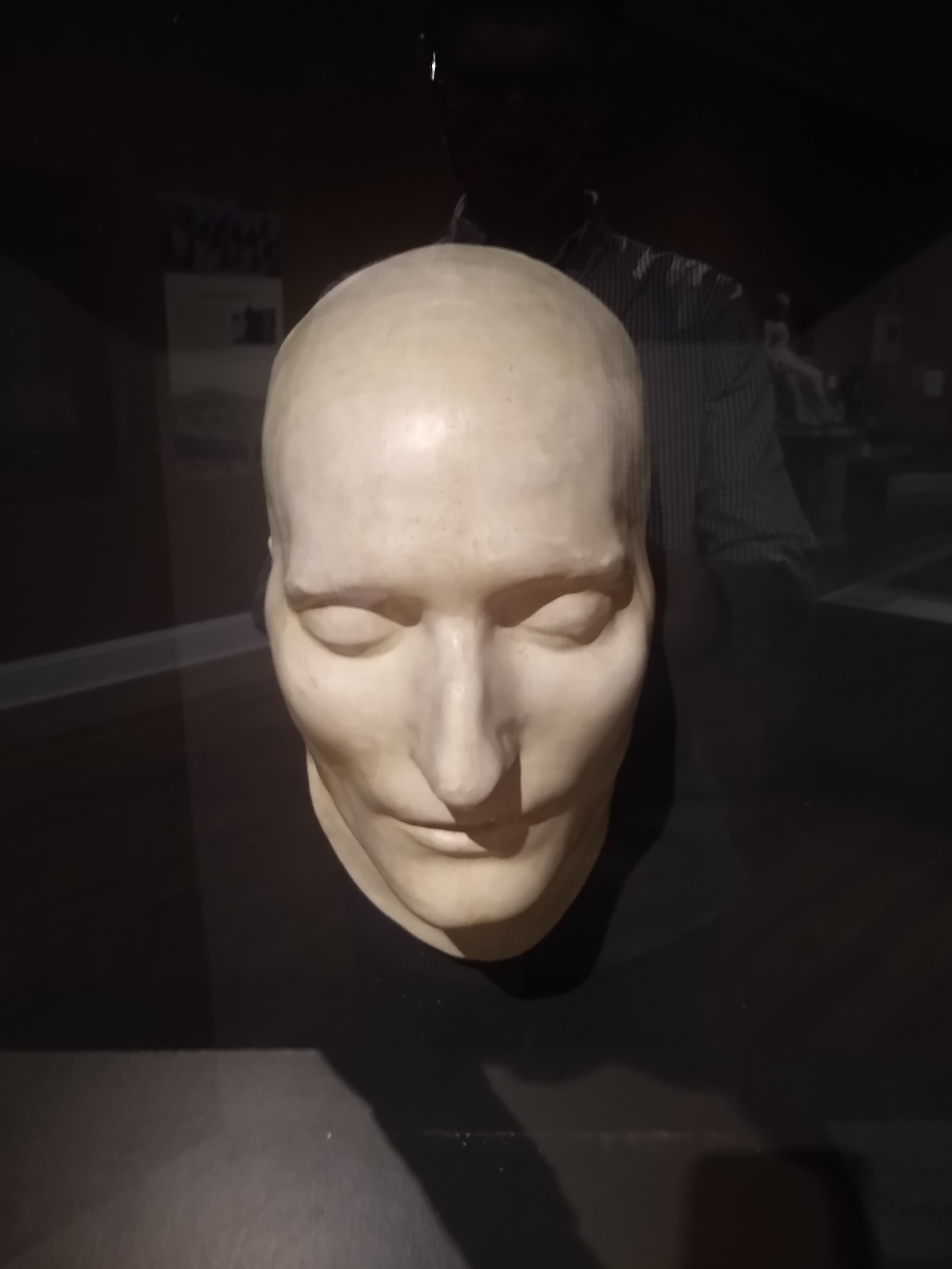 The death mask of Napoleon Bonaparte