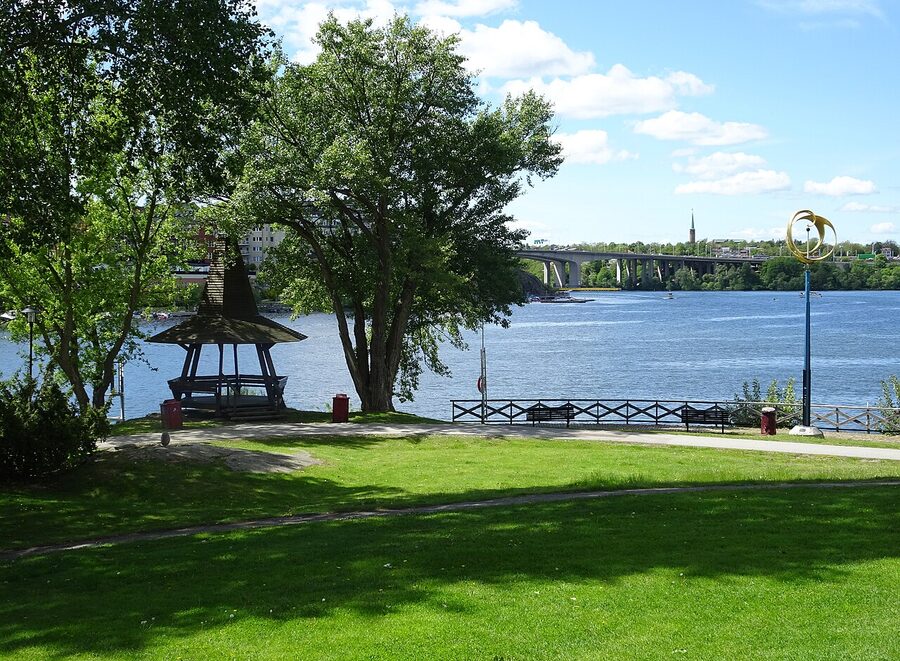 Reimersholme island residential view Stockholm