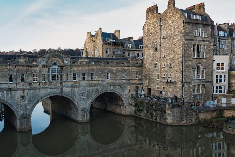 Pulteney Bridge reflection River Avon