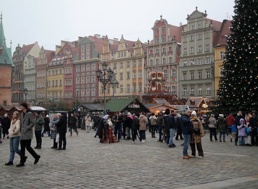 Wroclaw Christmas market on the Rynek