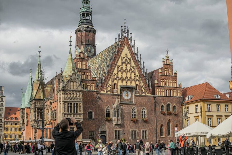 Wroclaw Old Town Hall in the Market Square