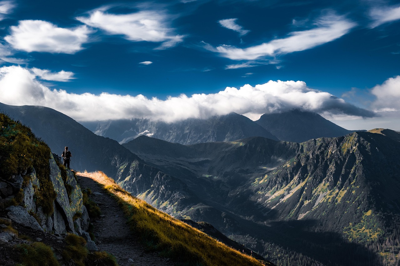 View of the Tatra Mountains from Zakopane, Poland