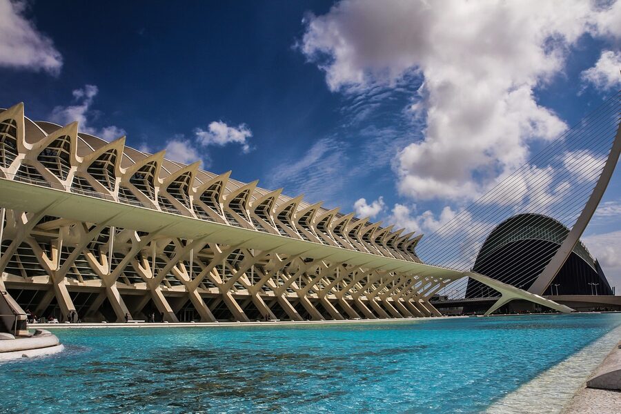 City of Arts and Sciences Valencia full complex view