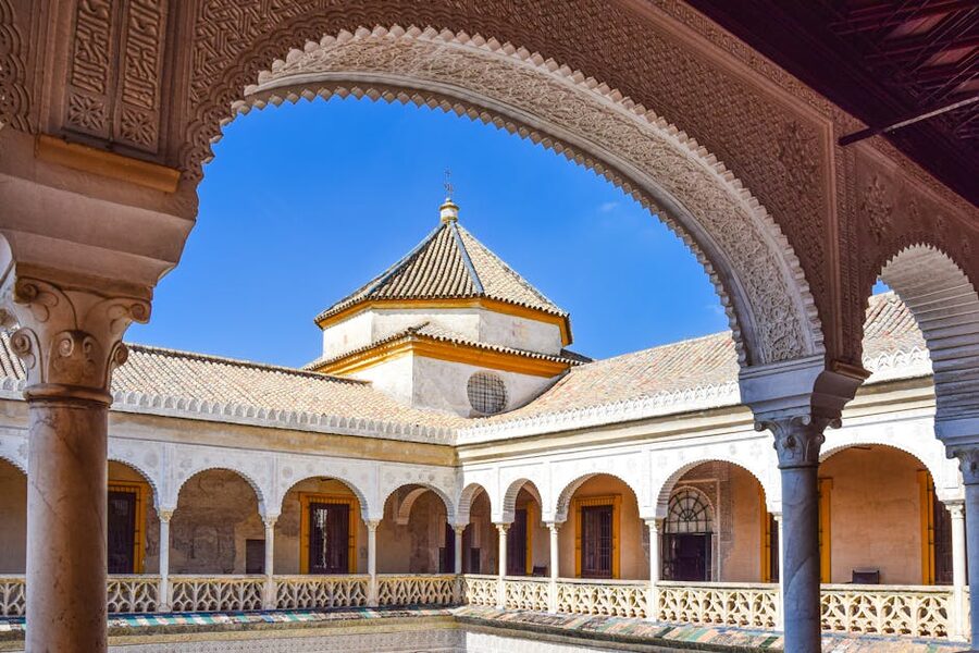 Casa de Pilatos ornate arches and courtyard