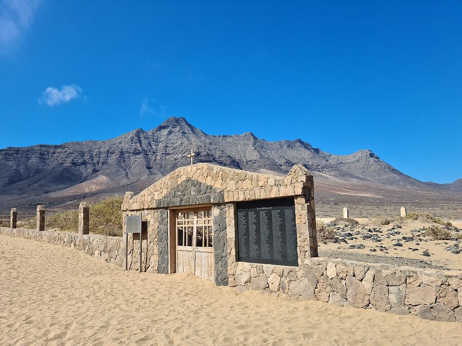 Cofete cemetery near beach