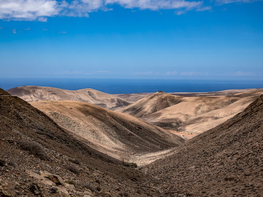 Desert terrain Fuerteventura