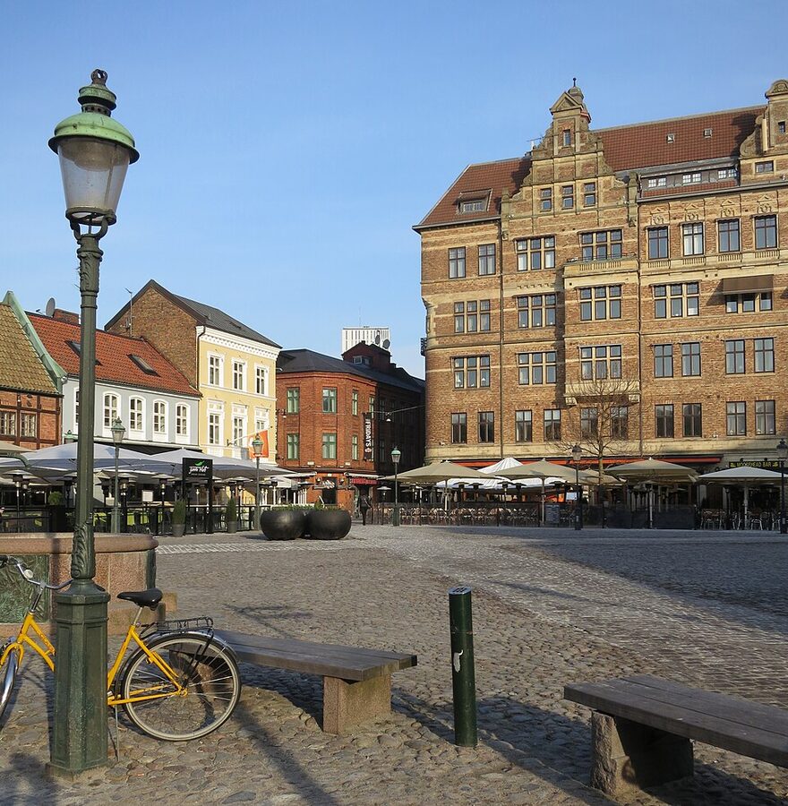 Lilla Torg Malmo small square cafes and bars