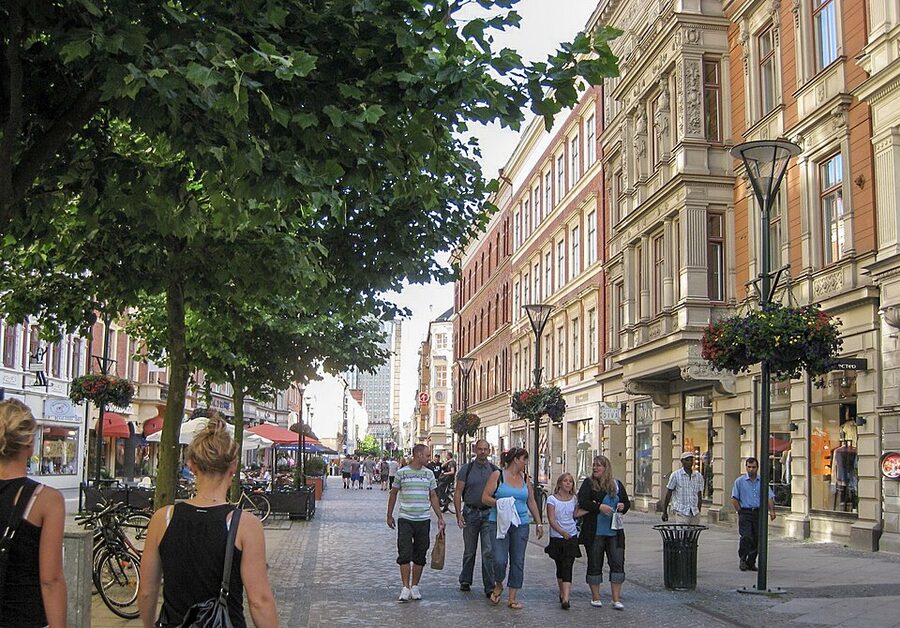 Sodra Forstadsgatan street in Malmo where the Disgusting Food Museum sits