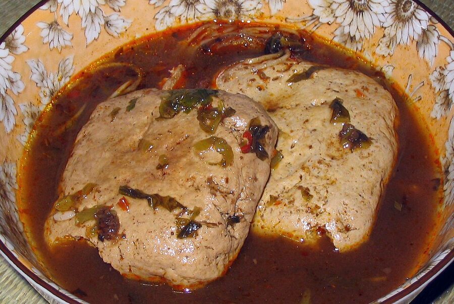 Stinky tofu Mala from China street food