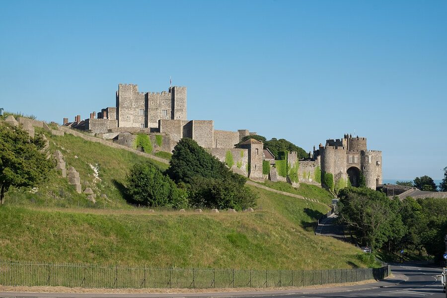Dover Castle from the north