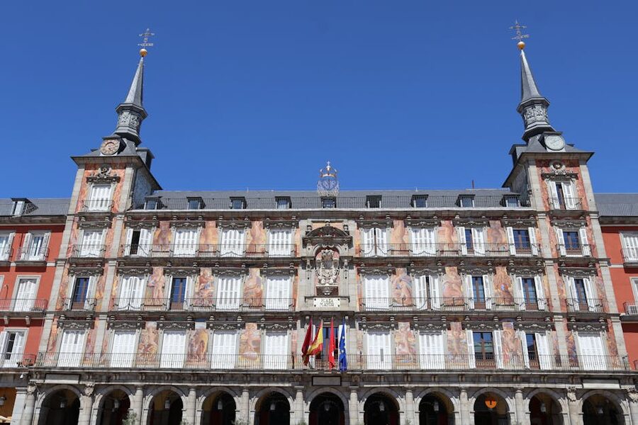 Casa de la Panaderia frescoes Plaza Mayor Madrid
