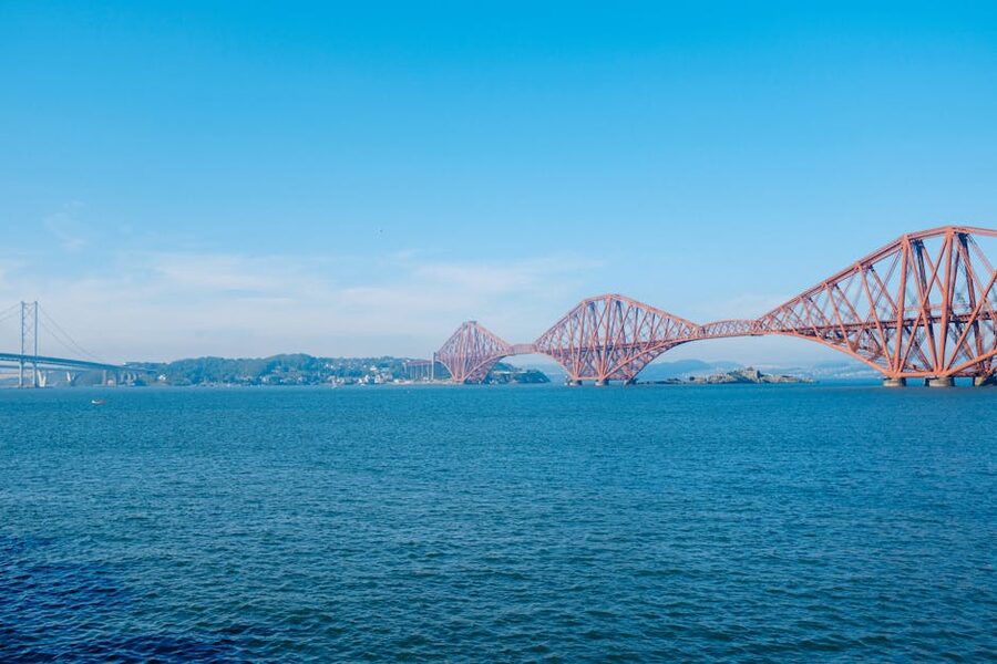 Forth Bridge cantilever span over the Firth of Forth