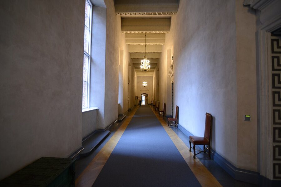 Golden Hall mosaic walls at Stockholm City Hall
