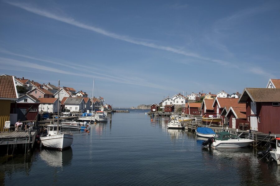 Gullholmen island Bohuslan archipelago Sweden west coast