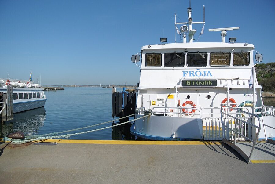 Public Styrsobolaget ferry from Saltholmen to Gothenburg southern archipelago