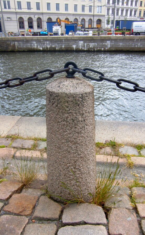 Mooring bollard at Stora Hamnkanalen Gothenburg