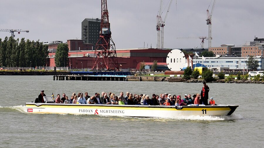 Paddan sightseeing canal boat Gothenburg