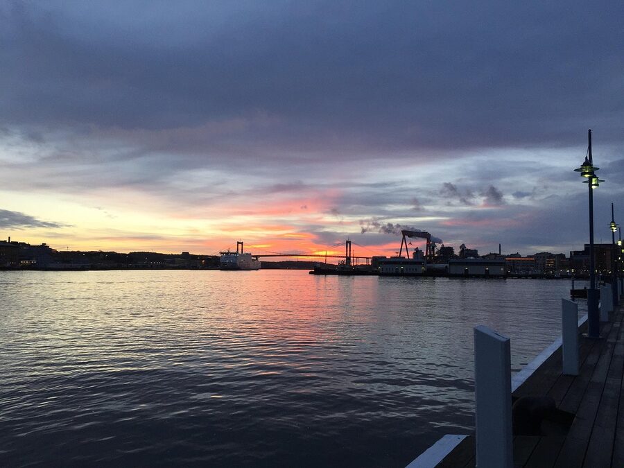 Gothenburg sky and skyline