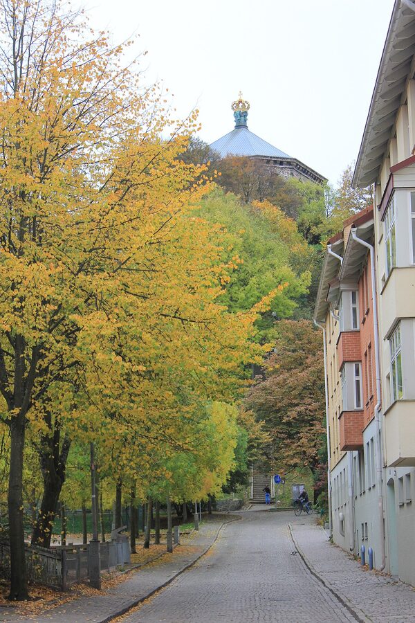 Haga district in autumn Gothenburg