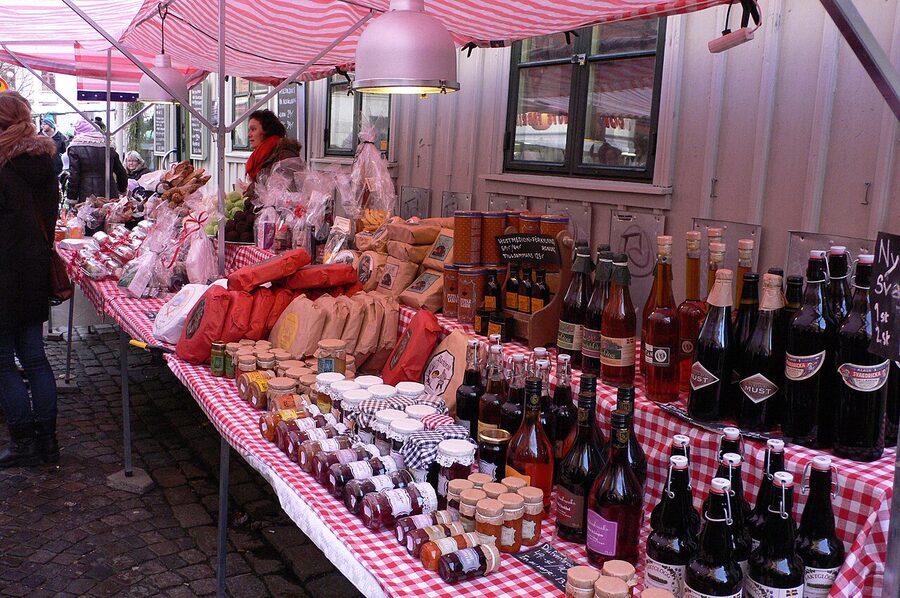 Christmas market at Haga in Gothenburg