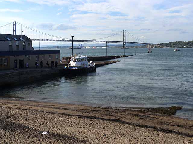 Hawes Pier in South Queensferry where the cruises depart