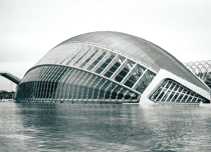 L'Hemisferic dome closeup Valencia