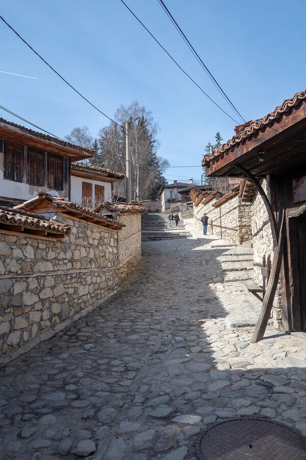 Koprivshtitsa painted Bulgarian Revival house