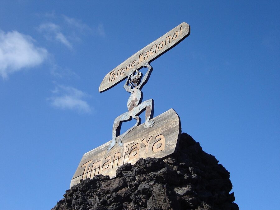 El Diablo logo at Timanfaya National Park