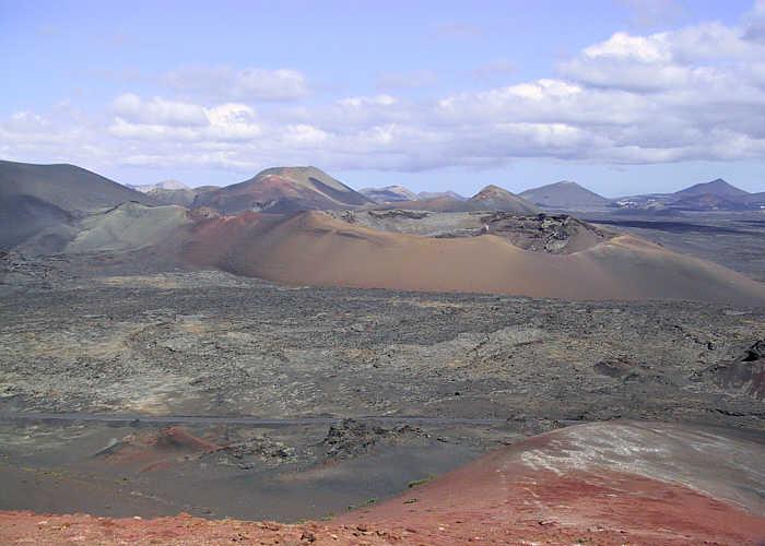 Timanfaya lava fields Lanzarote