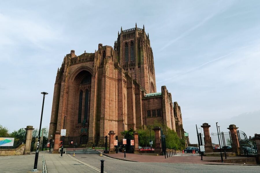 Liverpool Cathedral gothic revival exterior