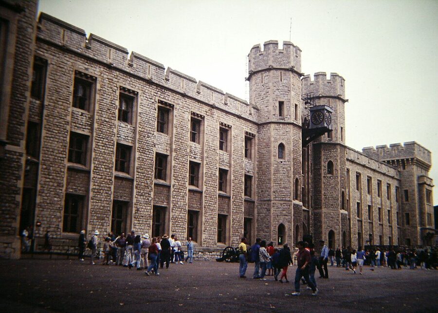 Waterloo Block at the Tower of London where the Crown Jewels are kept