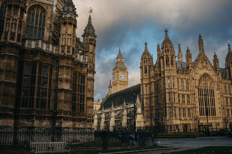 Palace of Westminster gothic architecture detail