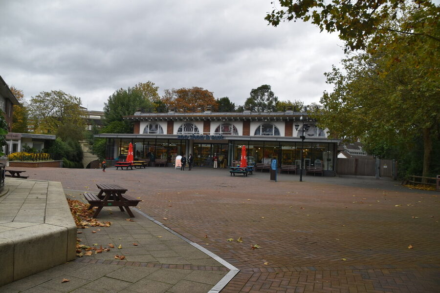 Barclay Court central plaza at ZSL London Zoo