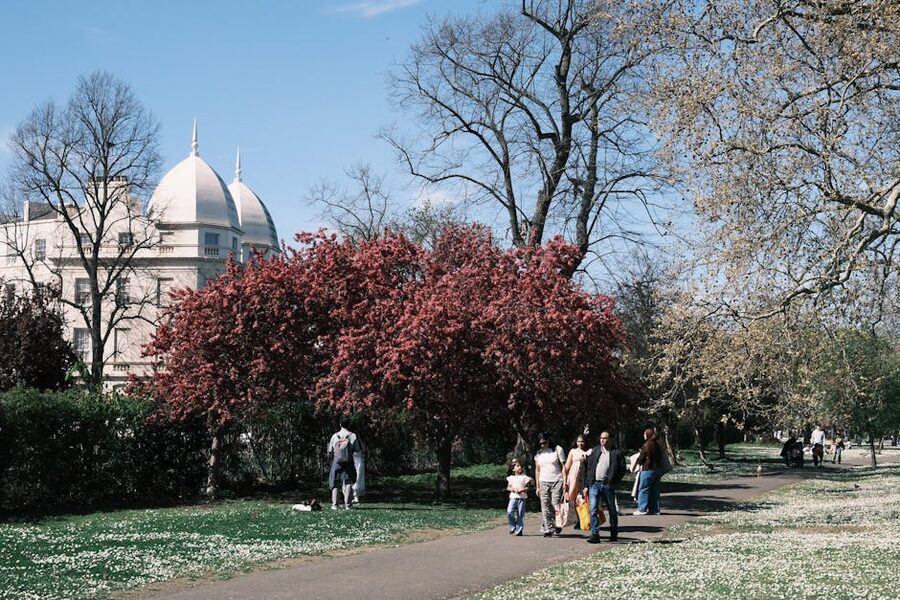 Regent's Park on a spring day