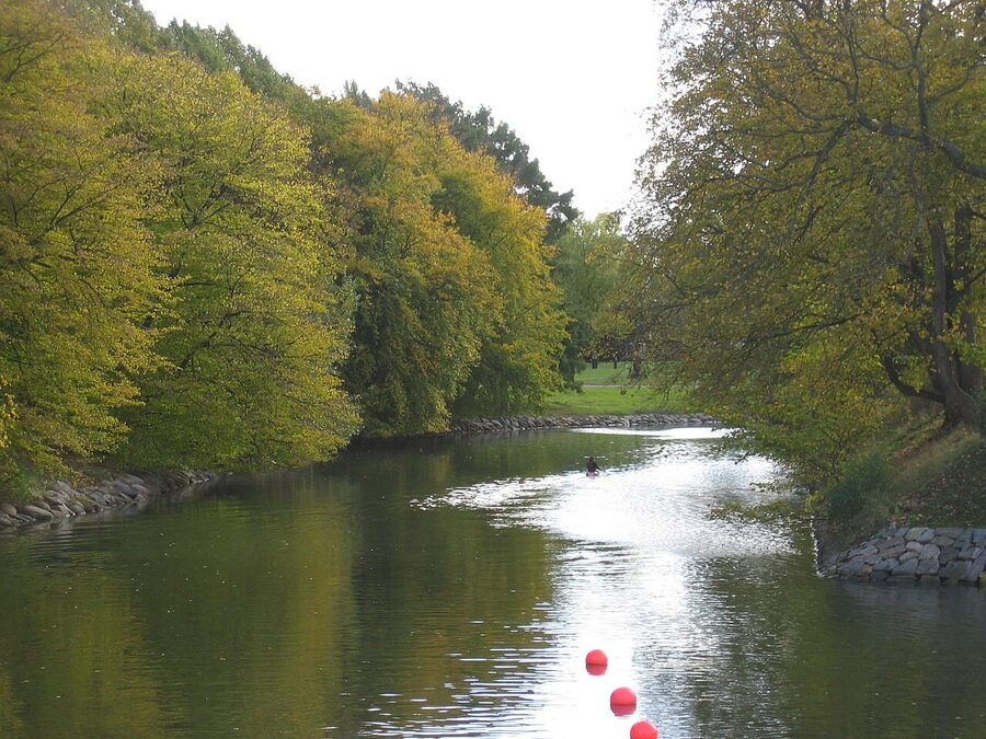 View over a Malmo canal