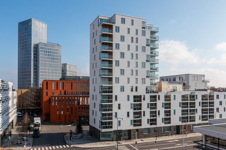 Malmo Live concert hall and tower architecture