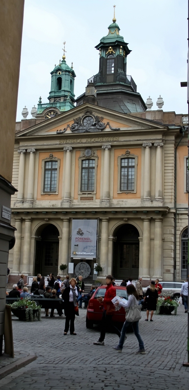 Nobel Prize Museum interior gallery Stockholm