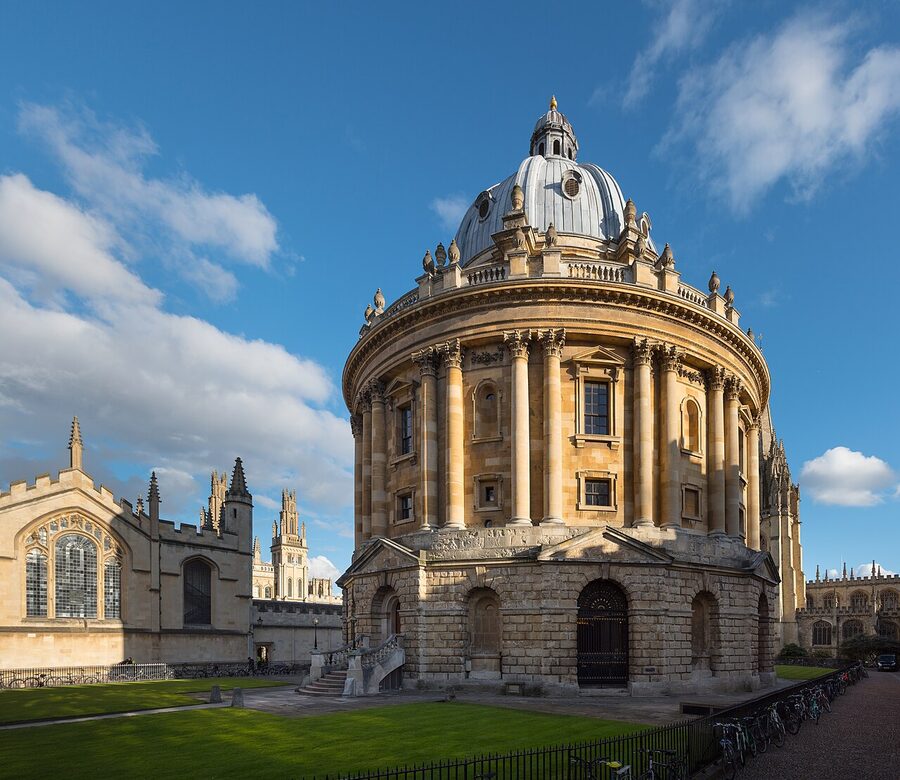 Radcliffe Camera Oxford with All Souls College on the left