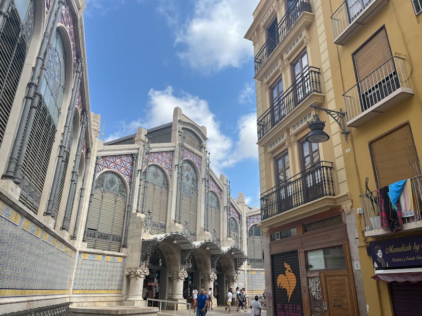 Exterior of Mercado Central de Valencia