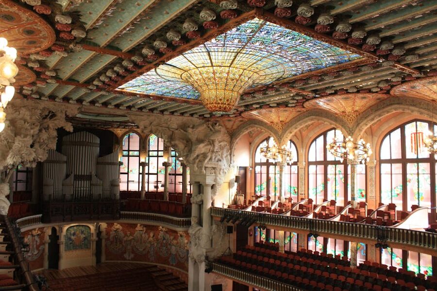 Lluis Domenech i Montaner architecture Palau de la Musica Barcelona