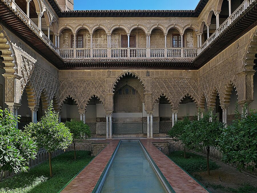 Patio de las Doncellas in the Royal Alcazar of Seville