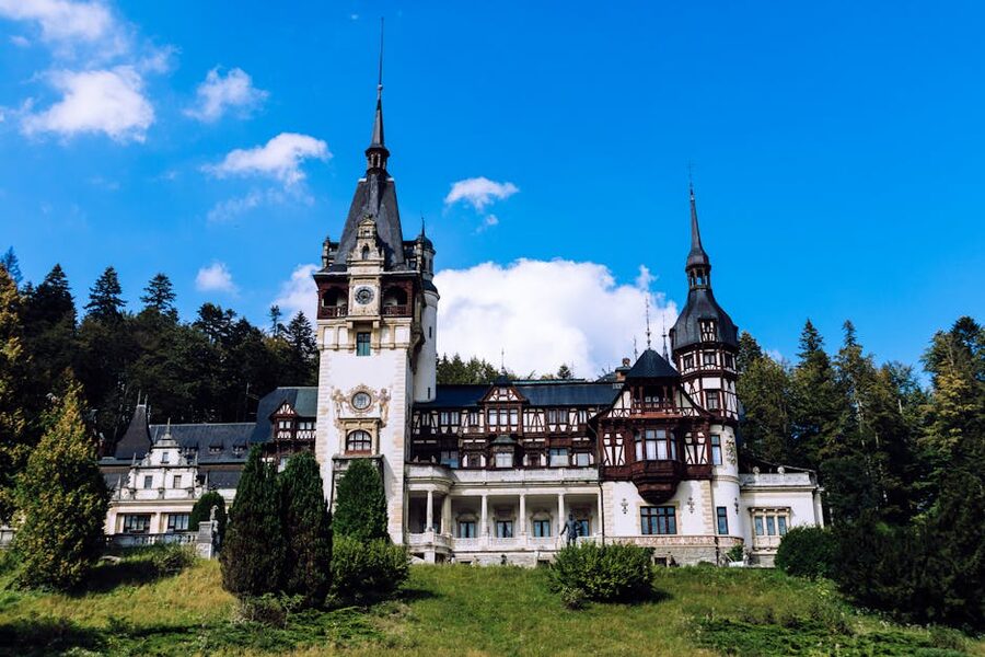 Peles Castle Neo-Renaissance facade