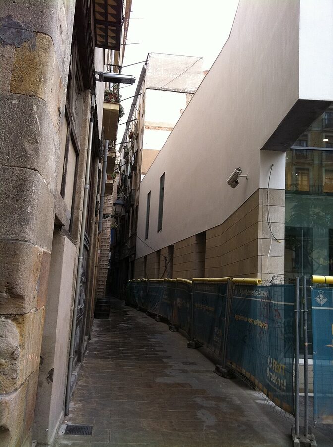 Museu Picasso Barcelona Carrer Flassaders rear view