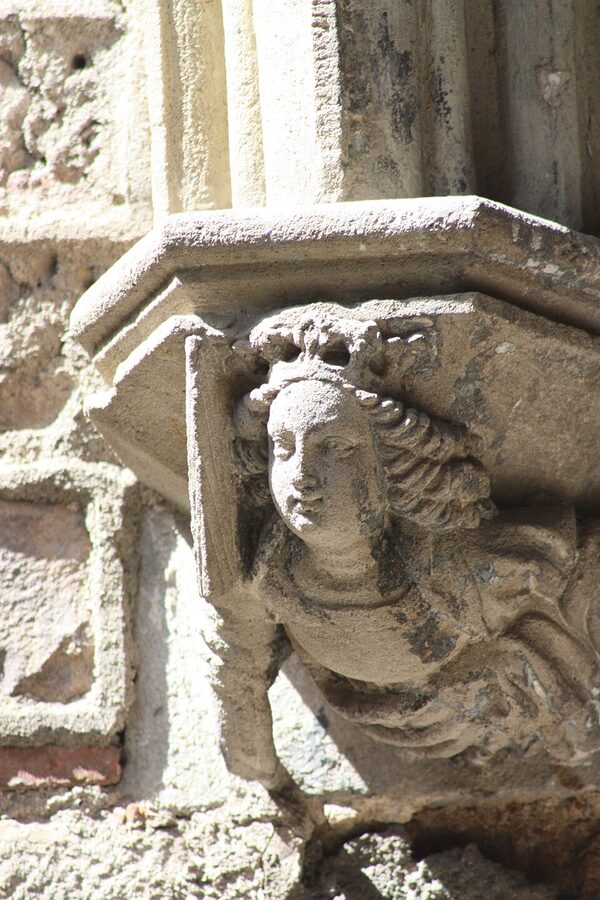 Medieval palace exterior of Museu Picasso Barcelona