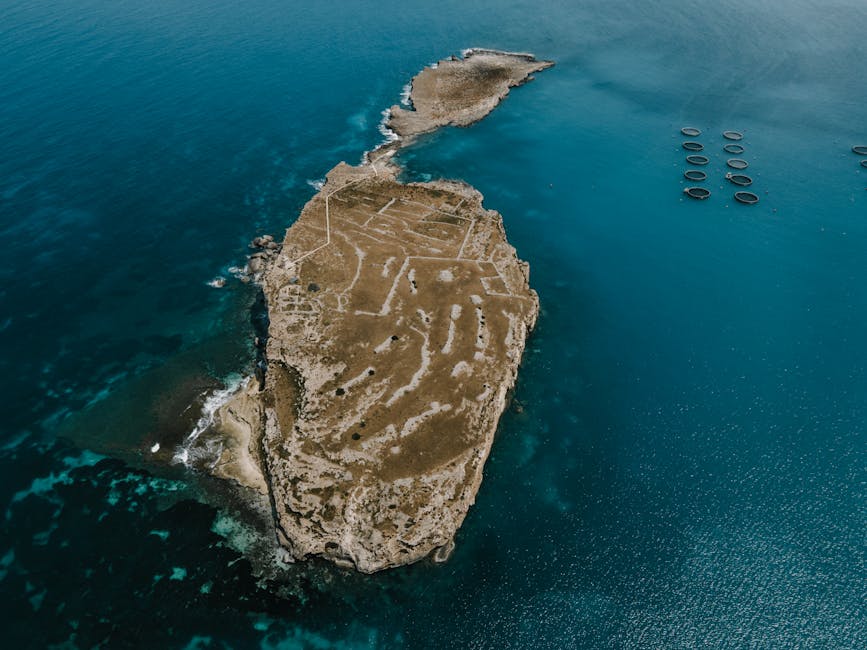 Popeye Village Mellieha aerial island view