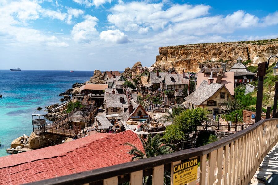 Popeye Village Mellieha seaside village view
