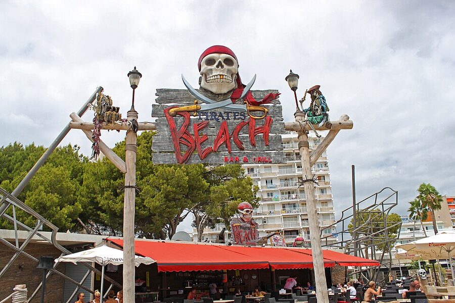 Magaluf bay in Mallorca