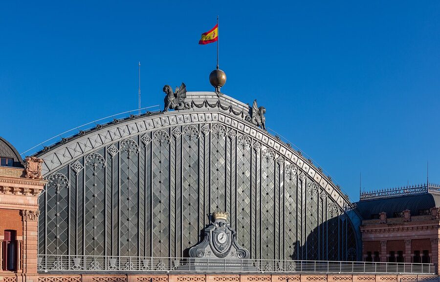 Atocha train station Madrid, near the Reina Sofia Museum