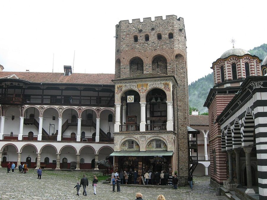 Hrelyo Tower at Rila Monastery, the only surviving medieval section