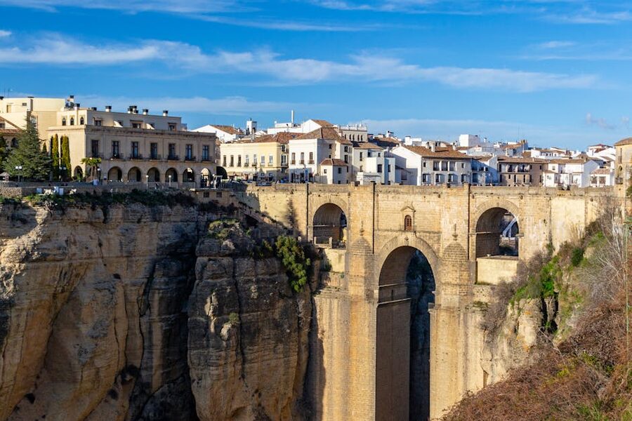 Ronda Puente Nuevo bridge spanning El Tajo gorge